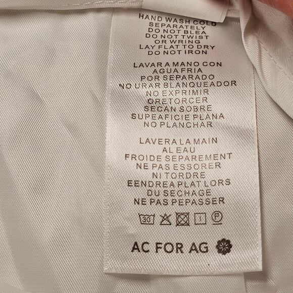 White Tennis Pleated Skirt Skort Preppy High Waist A Line Size 2 Women - Picture 13 of 15